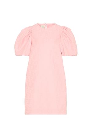 abito in cotone rosa FENDI KIDS | JFB851AS64F1UL9